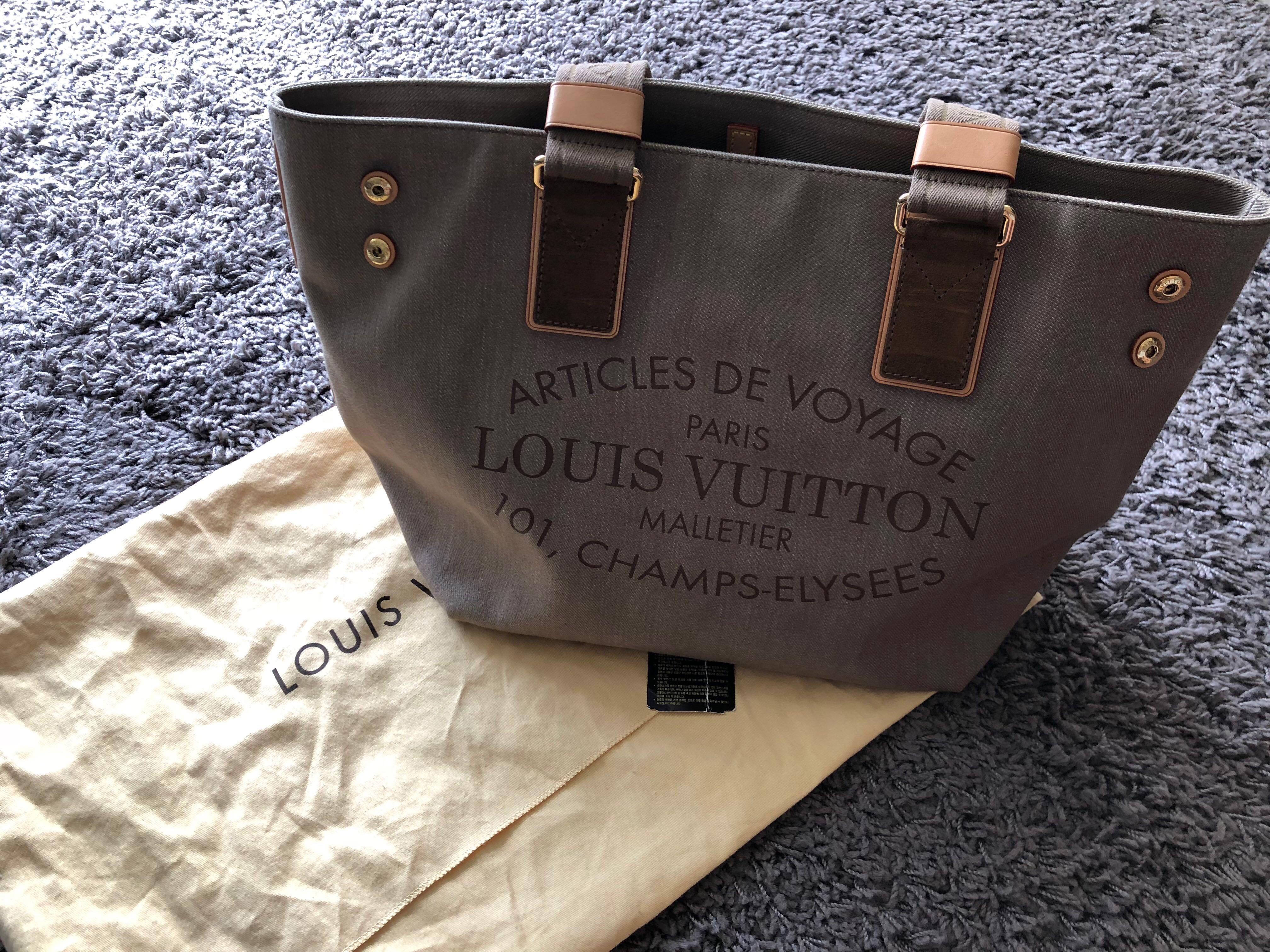 Charitybuzz: Louis Vuitton Articles of Voyage 101 Champs Elysse Paris Bag