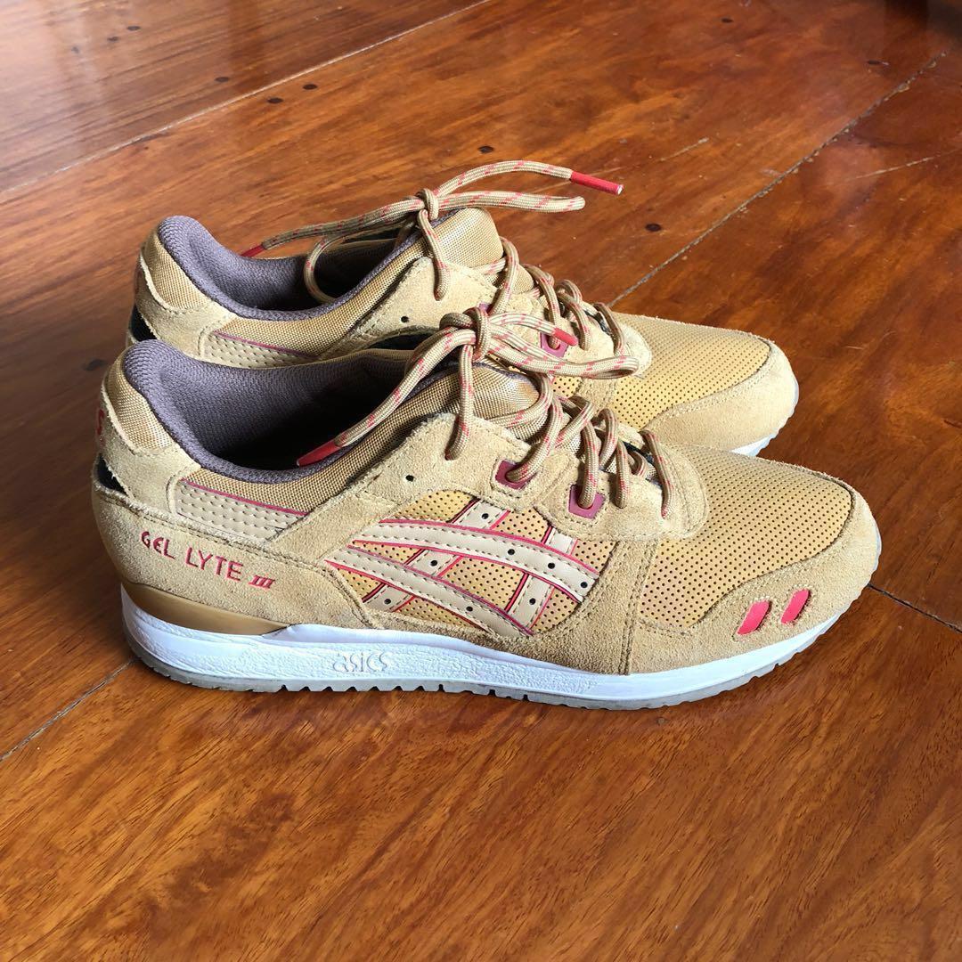 ASICS Gel Lyte III Honey Mustard Men s Fashion Footwear Dress Shoes on Carousell