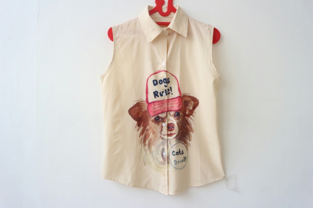 Atasan Lucu Fashion Animasi Anjing Women S Fashion Women S