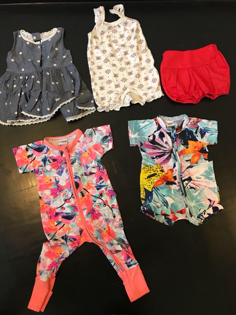 Baby Clothes 3 6 Months Bonds Fox Purebaby Babies Kids Girls
