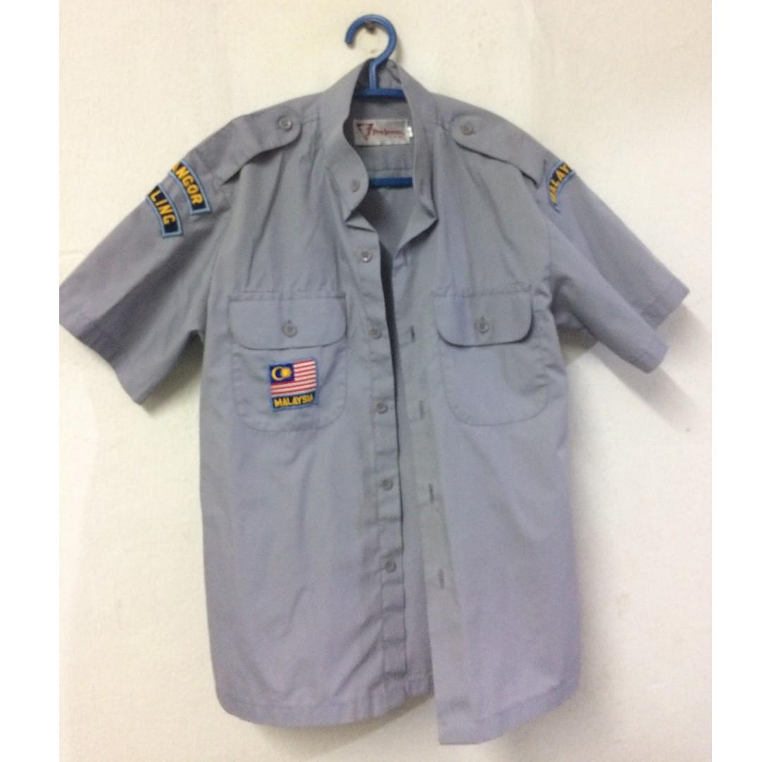 Baju Pengakap Scout Uniform Short Sleeve Women S Fashion Clothes Tops On Carousell