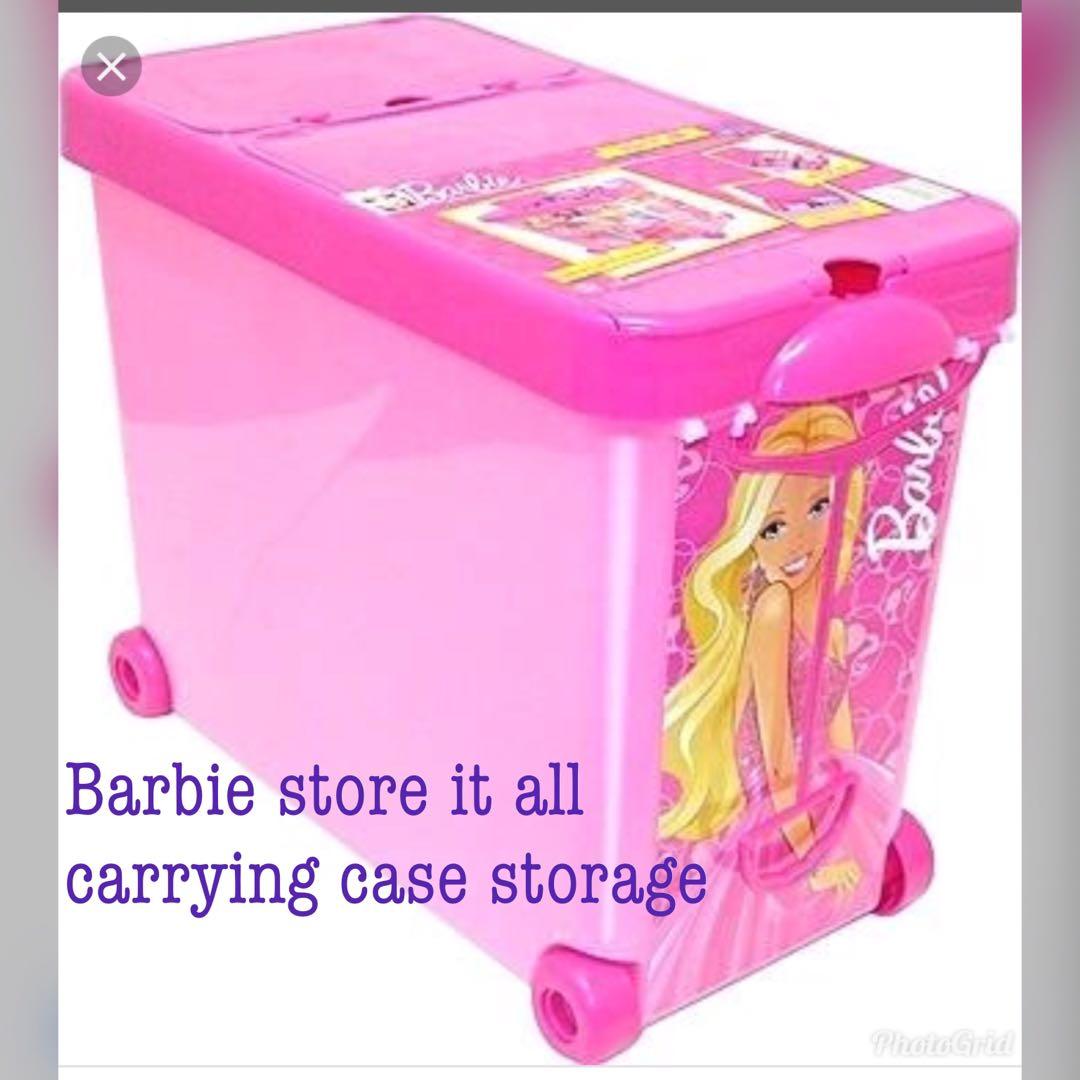 barbie store it all case
