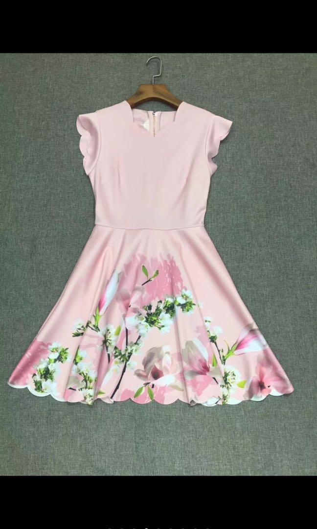 BNWT Authentic Ted Baker Skater Dress Women s Fashion Dresses Sets Dresses on Carousell