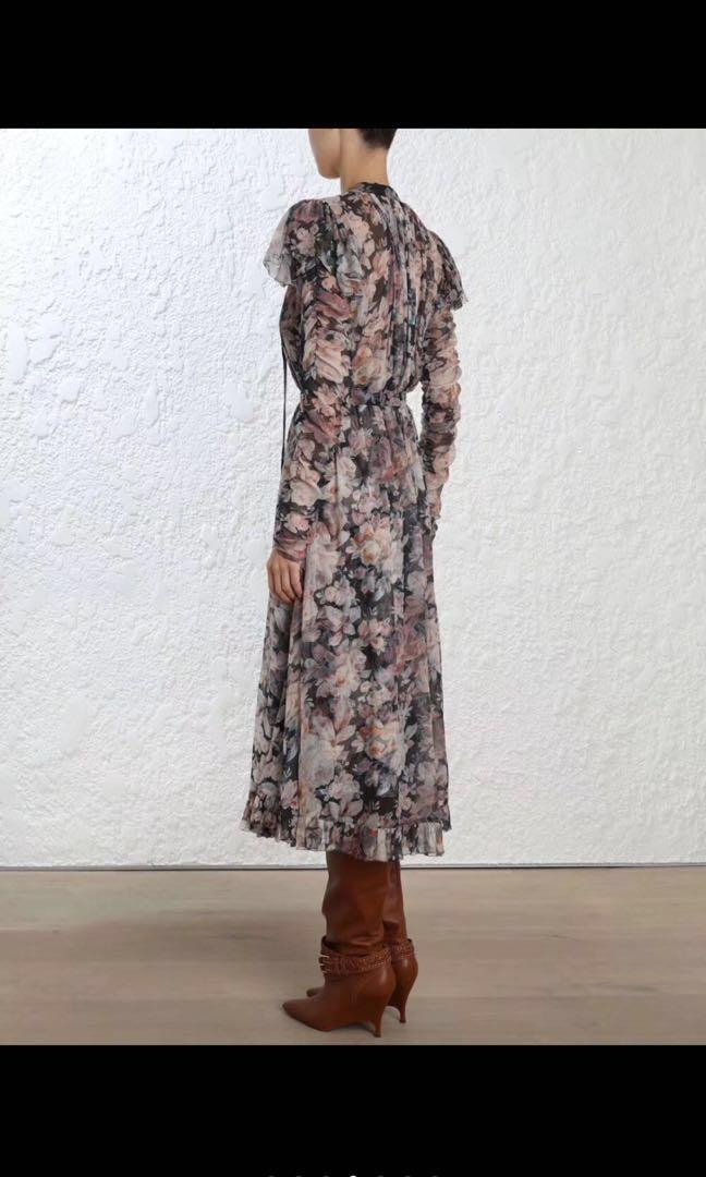 BNWT Authentic ZIMMERMANN Tempest Frolic Dress Women s