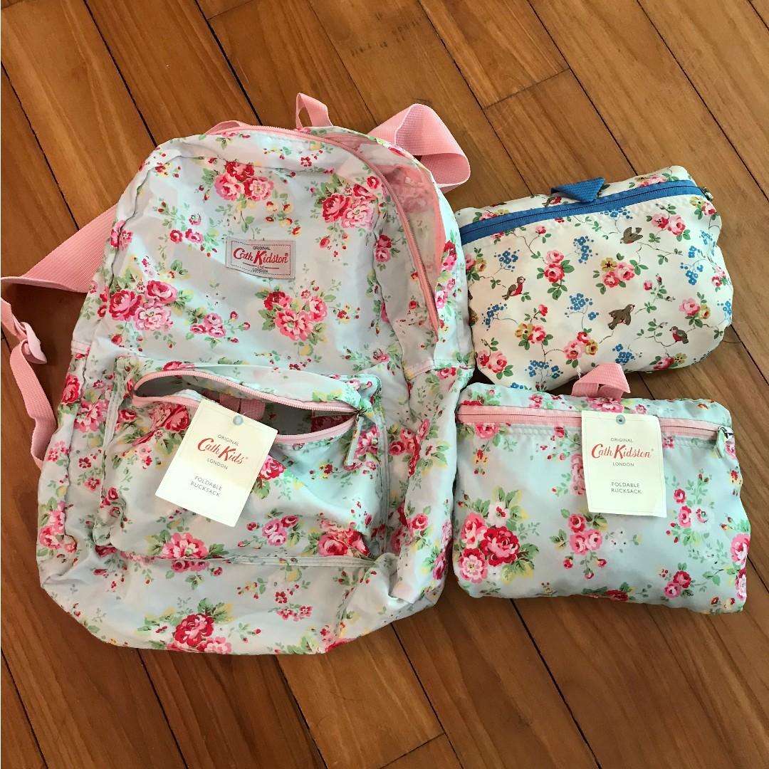 Cath Kidston foldable Backpack/Rucksack 