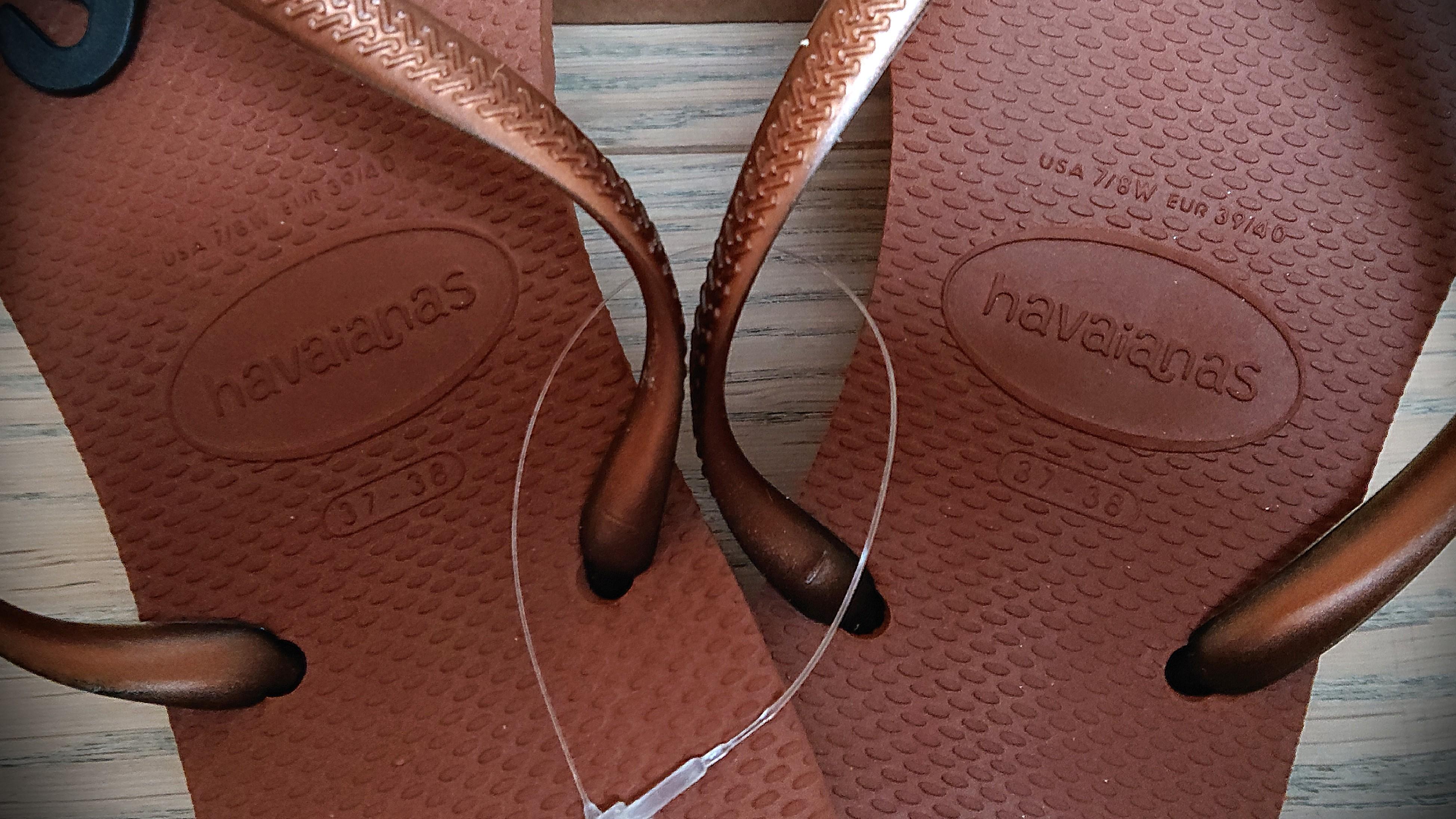 havaianas slim rust