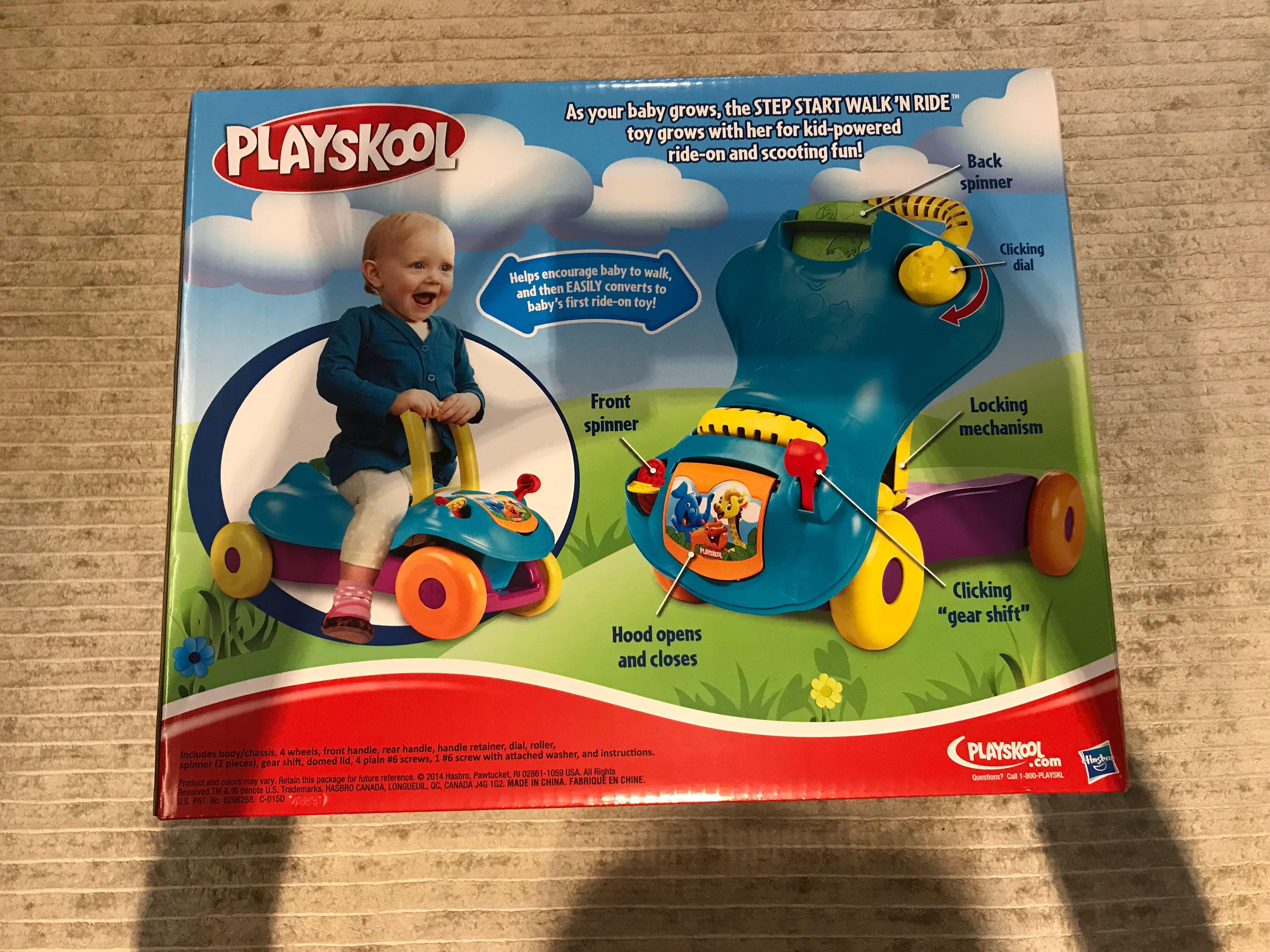 playskool step start walk n ride
