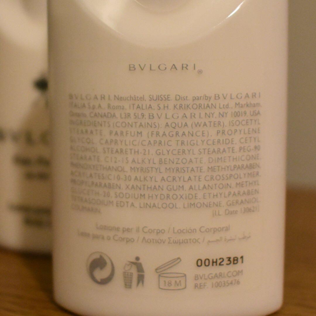 BVLGARI Eau Parfumée Au Thé Blanc Body Lotion (40 ml), Beauty & Personal  Care, Fragrance & Deodorants on Carousell