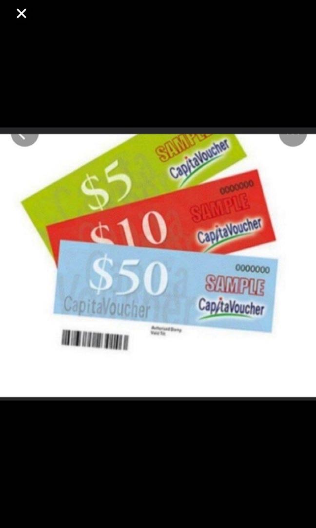 Capital mall voucher 550, Tickets & Vouchers, Vouchers on Carousell