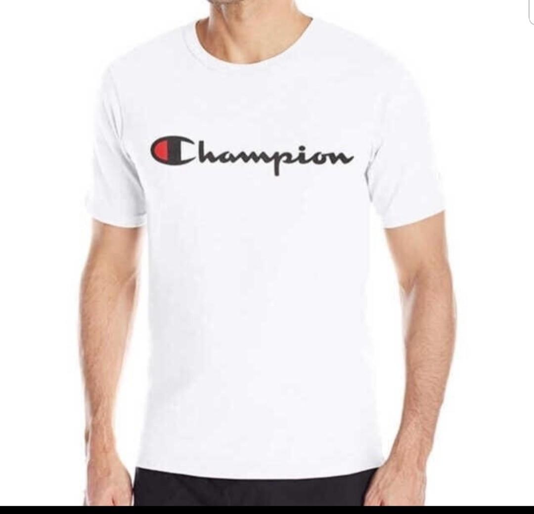 champion t shirt white mens