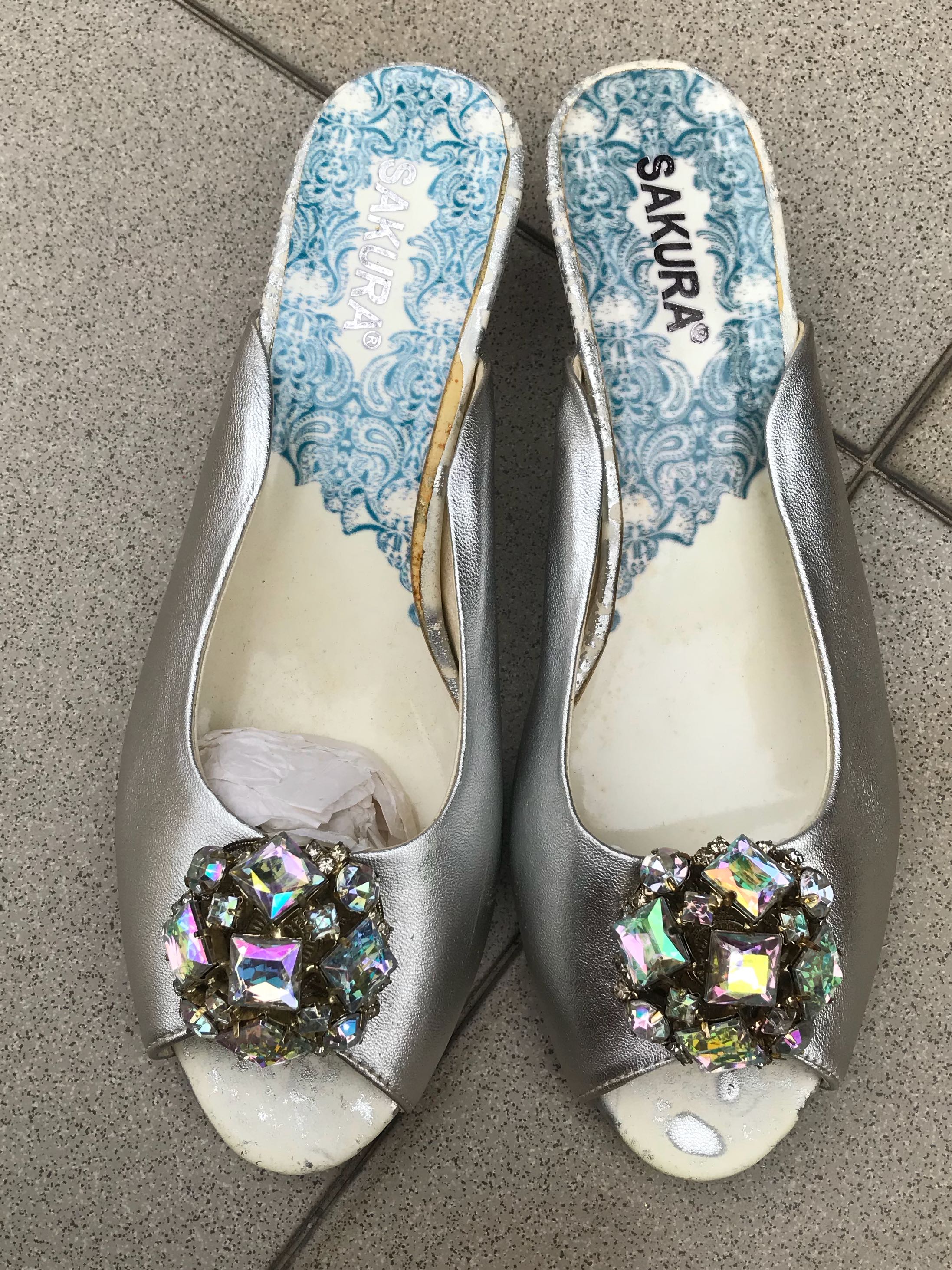 diamond embellished heels