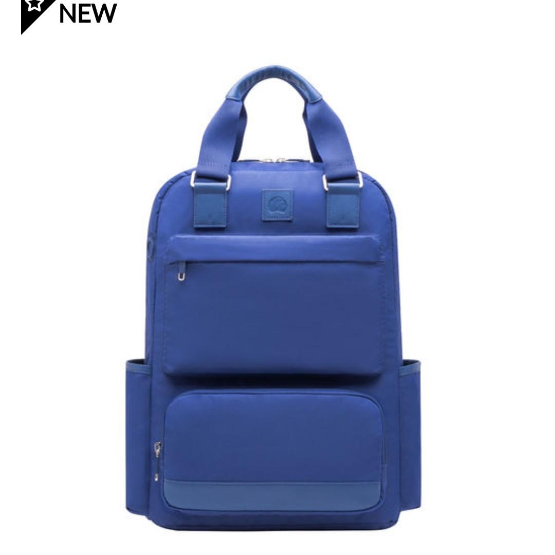DELSEY LEGERE blue laptop backpack H 42 x L 36 x D 19cm, Women's