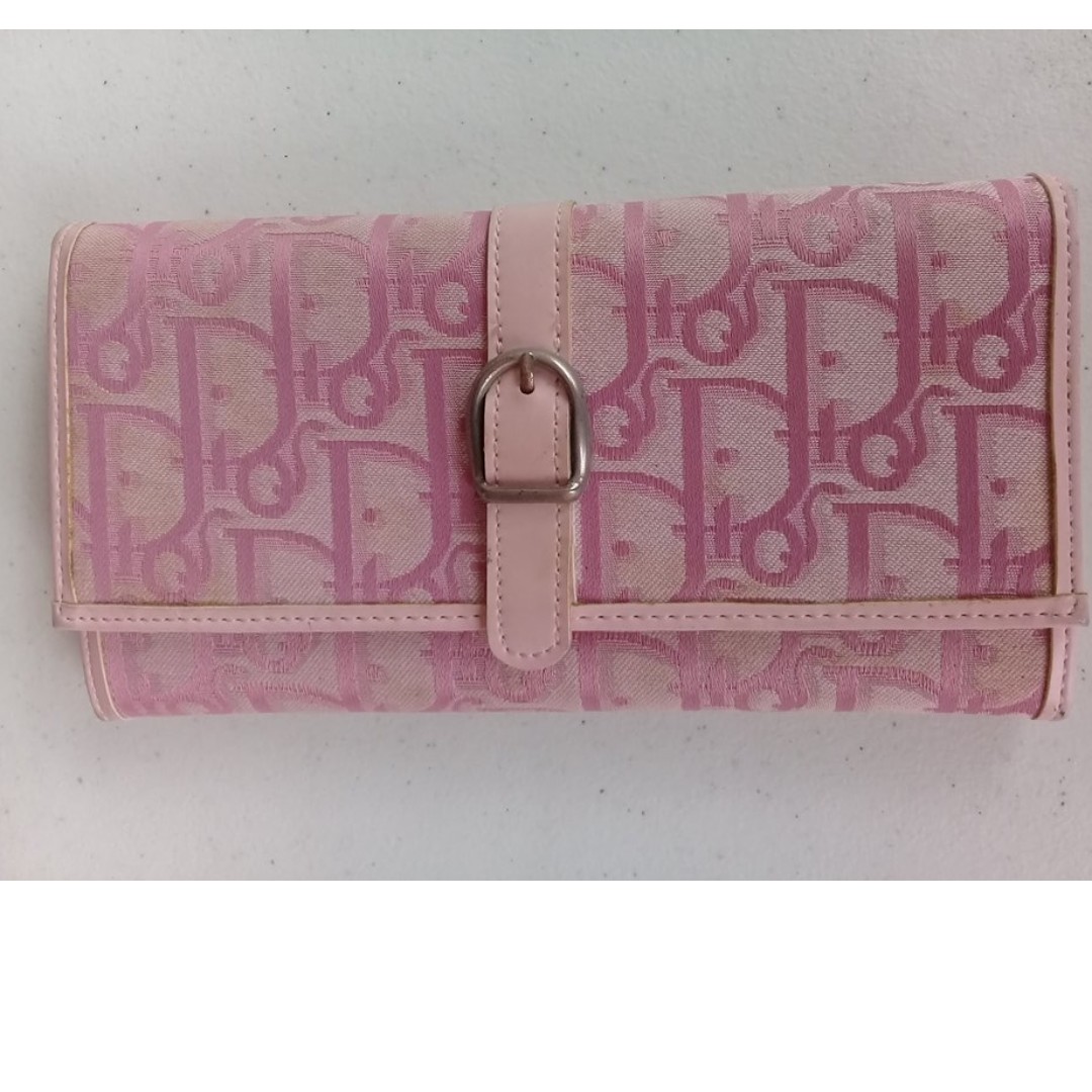 Dior pink wallet top