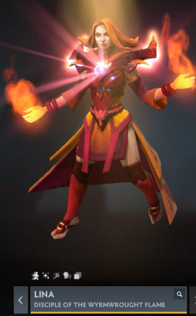 Dota 2 Faceless Void Aeons Set Lina Wrymwrought Set