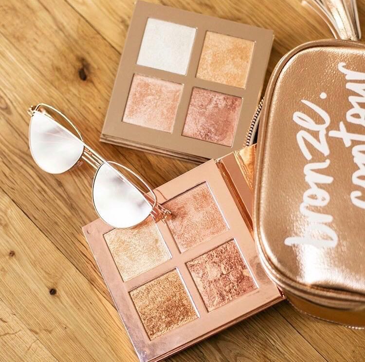 Face Quad Highlighter Palette By Makeup Revolution Health Beauty