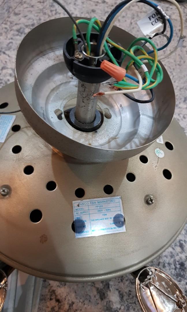 Fanco Ceiling Fan FF202 (Selling for parts), Furniture & Home Living