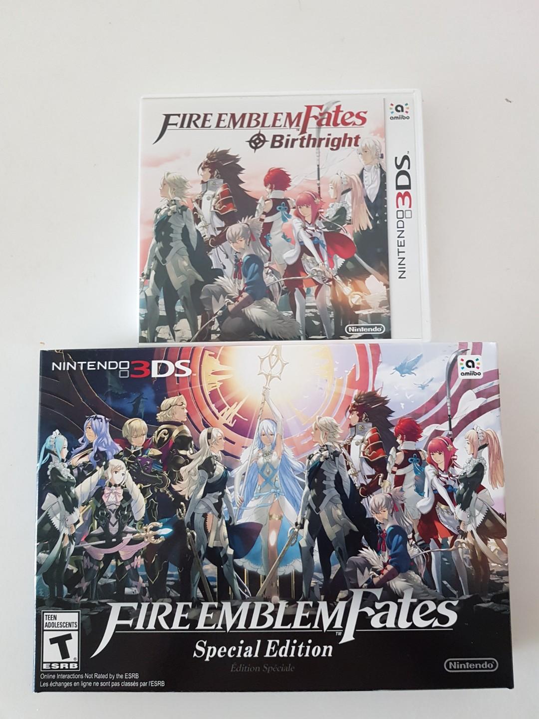 Fire Emblem Fates Special Edition Toys Games Video Gaming Video Games On Carousell