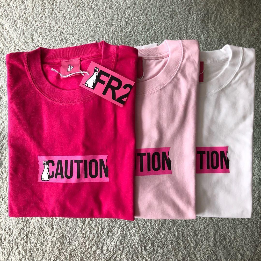 Fr2 梅 Caution Tee Men S Fashion Tops Sets Tshirts Polo Shirts On Carousell