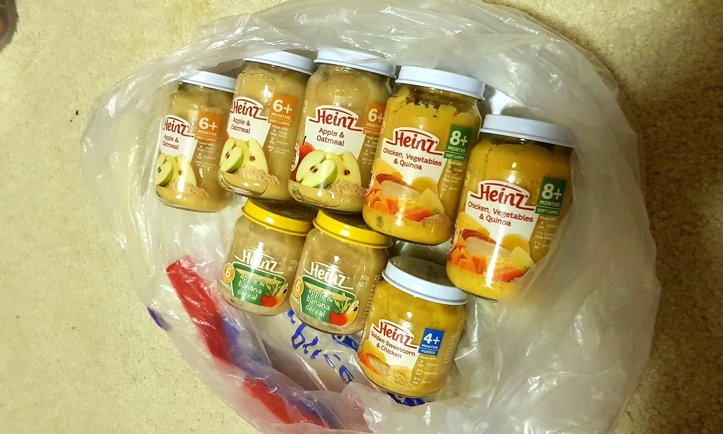 heinz baby containers