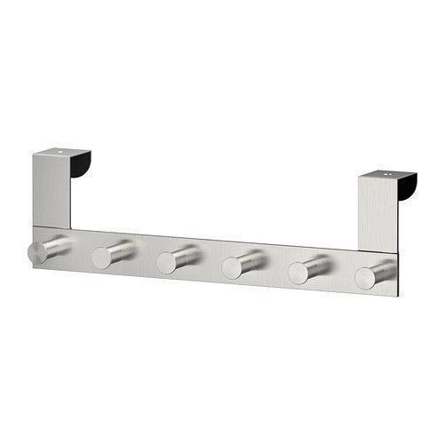 IKEA GRUNDTAL Hanger for Door stainless steel Furniture Home Living Bathroom Kitchen Fixtures on Carousell