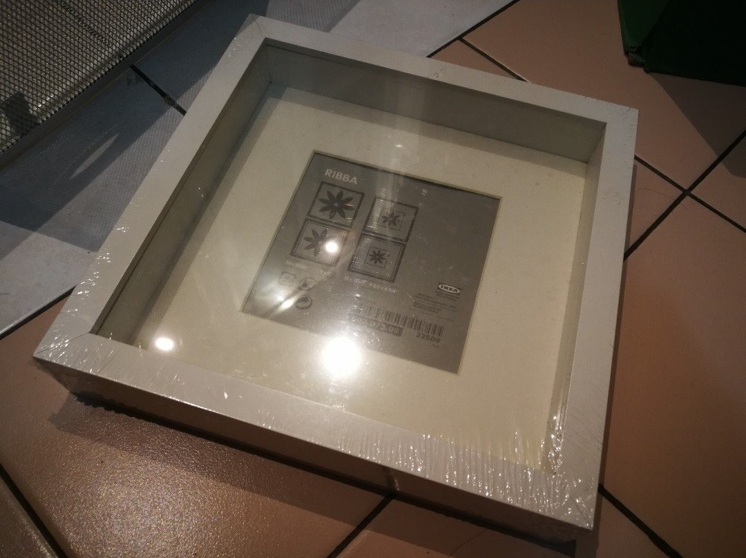 ikea ribba deep frame 23x23cm home furniture home decor on carousell