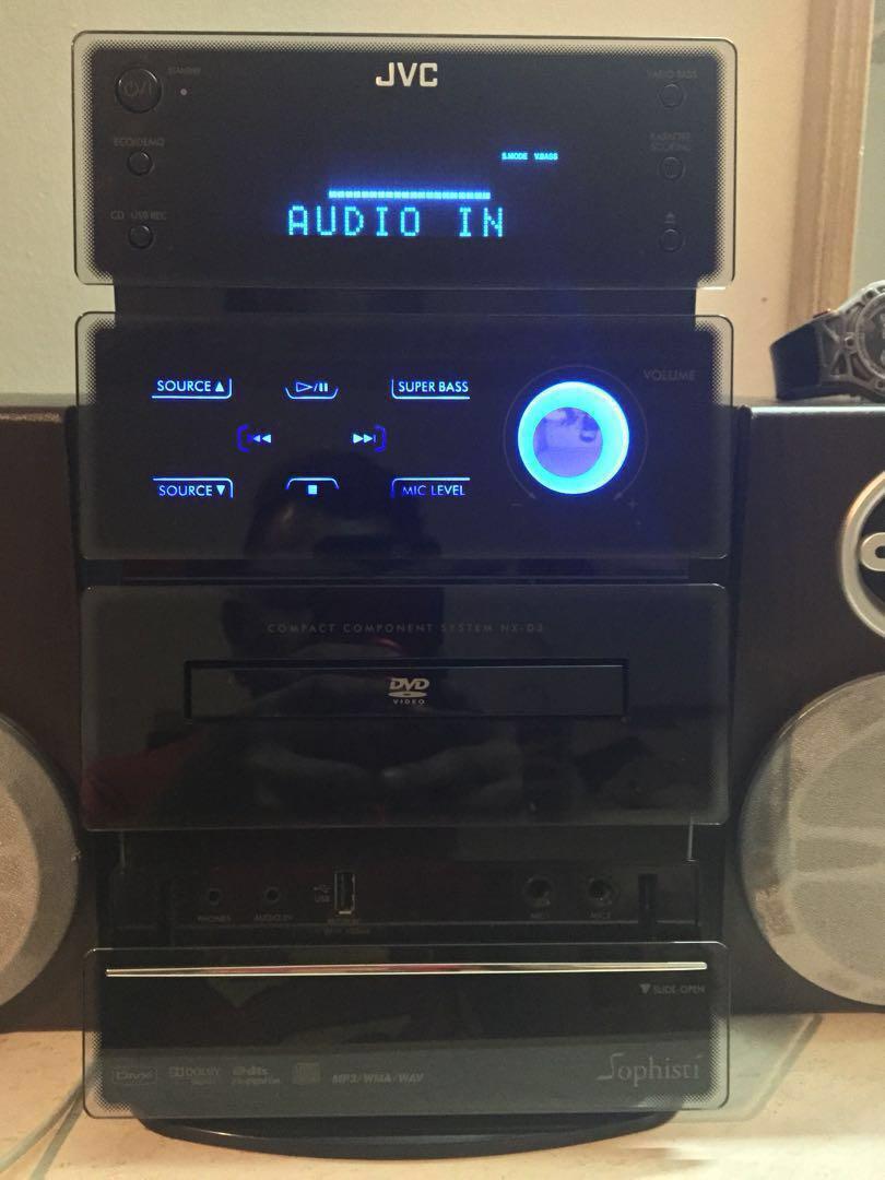 JVC NXD3 COMPACT COMPONENT SYSTEM,HIFI,DVD,HOME THEATRE,KARAOKE