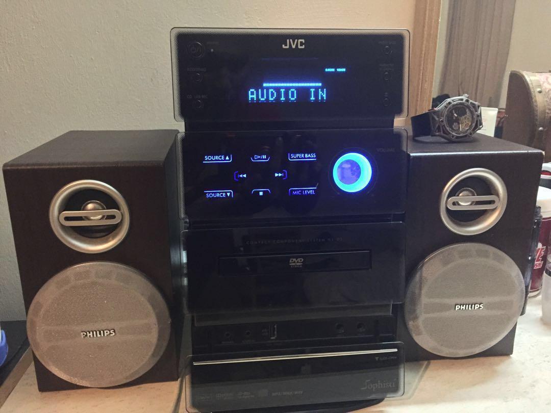 JVC NXD3 COMPACT COMPONENT SYSTEM,HIFI,DVD,HOME THEATRE,KARAOKE