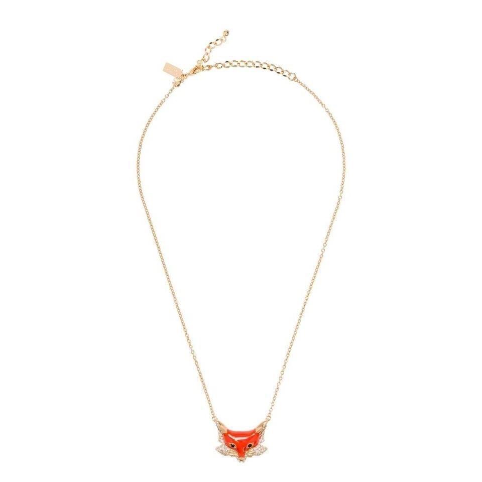 Kate spade fox necklace discount