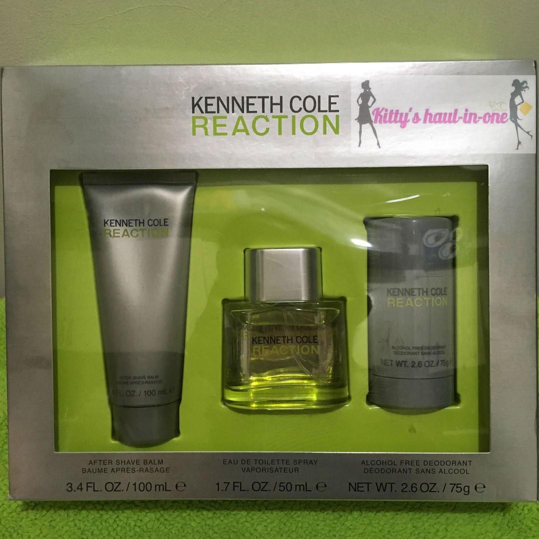Kenneth Cole Reaction Cologne w Deodorant Gift Set for Men