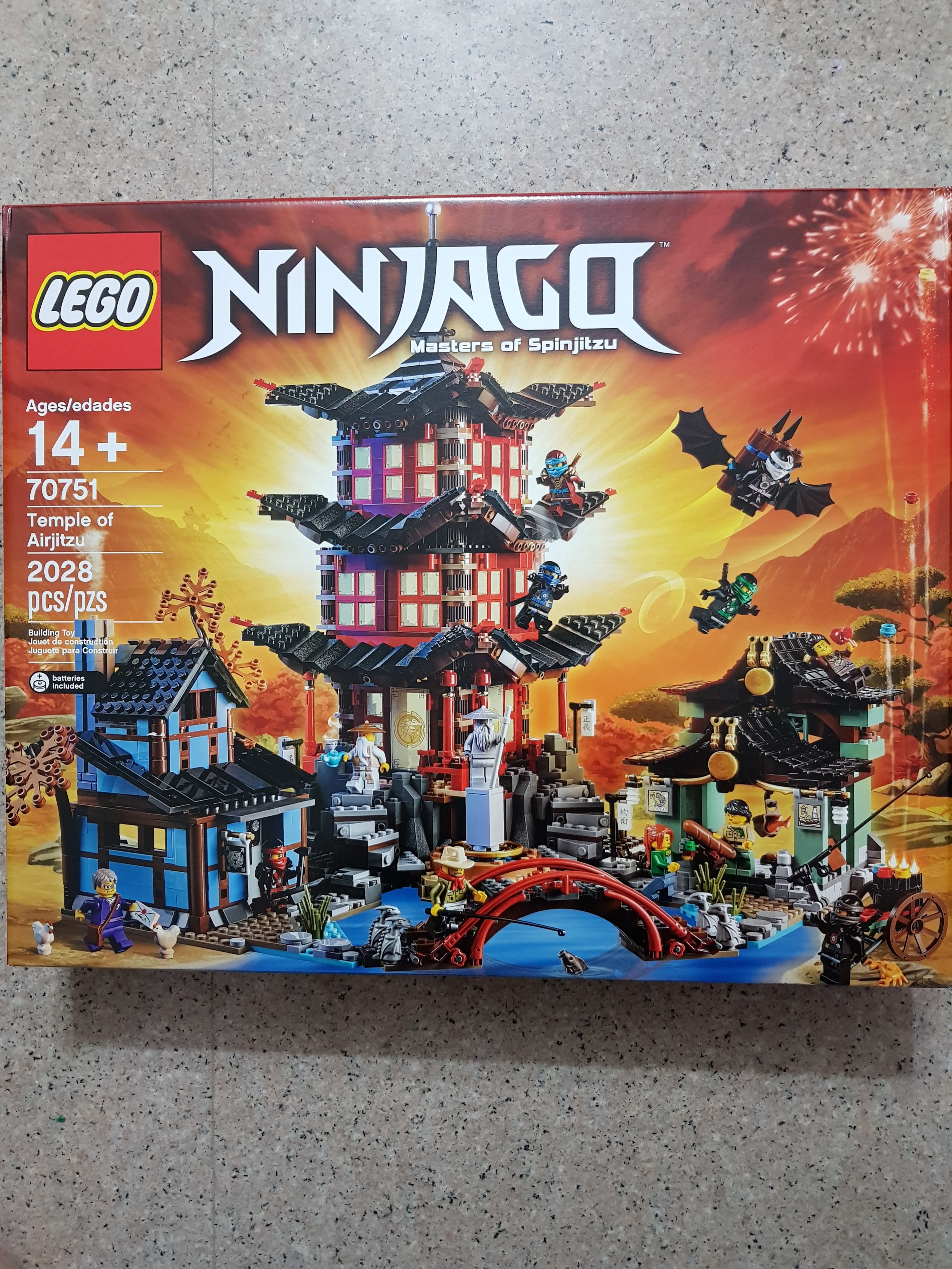 Lego Ninjago 70751 Temple Of Airjitzu Misb Ninja Fire Light Ultimate Resurrection Weapon Movie City Docks 2507 70505 70617 70620 70643 70657 70728
