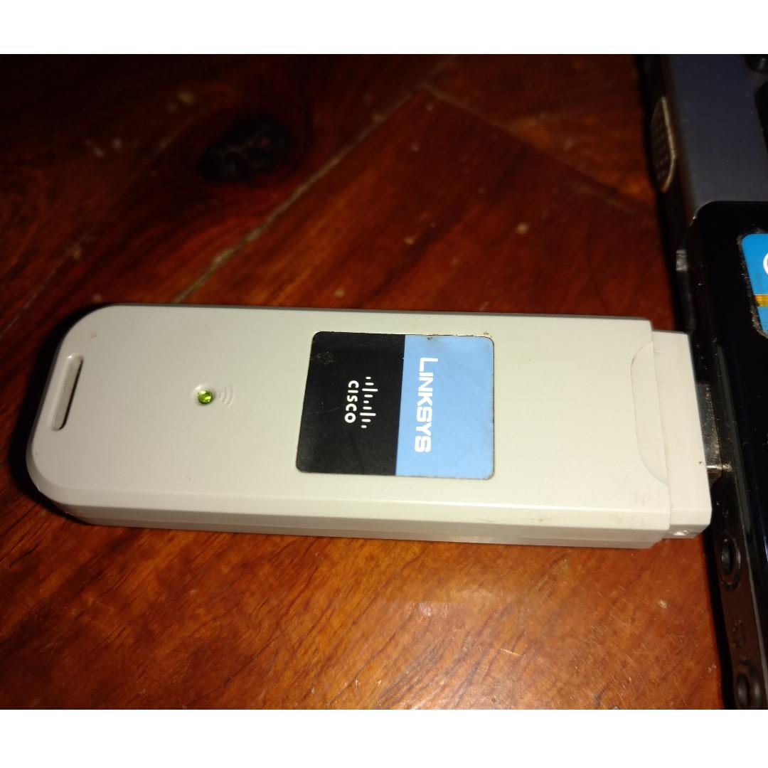 Cisco Linksys Rangeplus Wireless WiFi WUSB100 USB Adapter WLAN, Computers & Tech, Parts