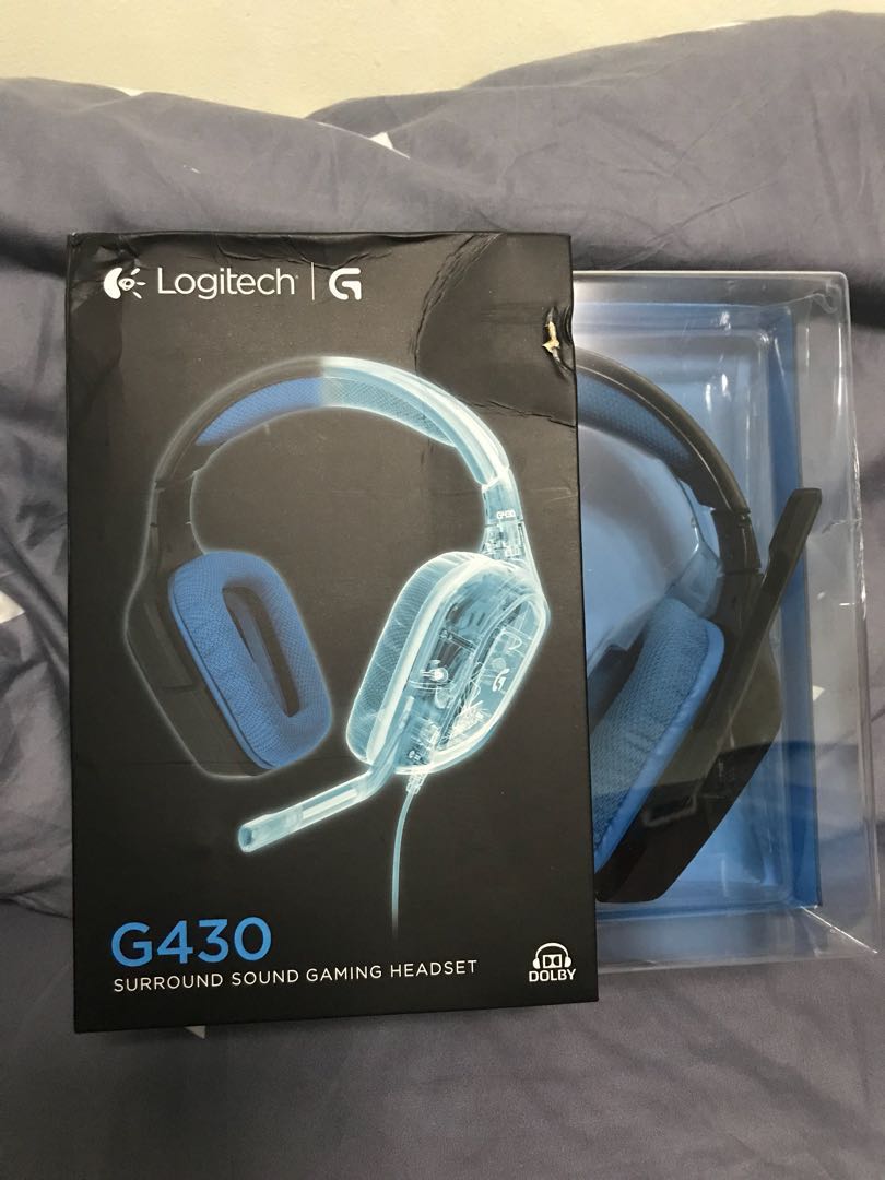Logitech G430 7.1 Surround Sound Gaming Headset, Audio, Headphones \u0026  Headsets on Carousell