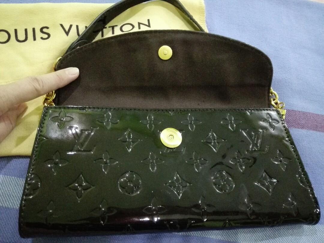 Louis Vuitton Monogram Vernis Sunset Boulevard Bag - Burgundy Clutches,  Handbags - LOU102257