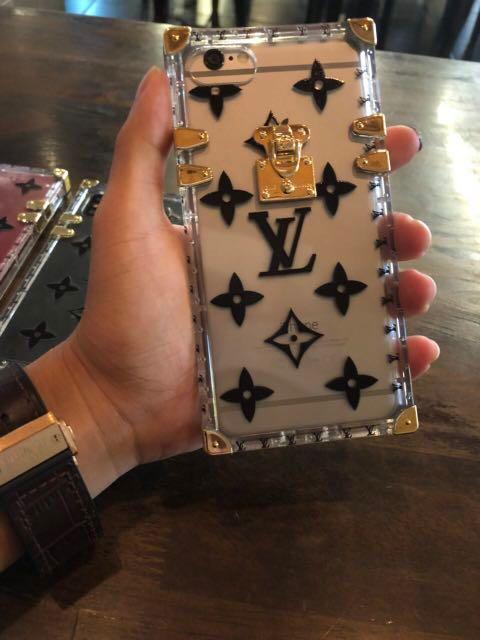 LV Trunk Transparent iPhone Casing #3x100, Mobile Phones & Gadgets