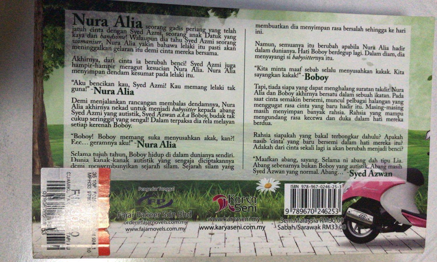 Malay Novel Suamiku Tak Romantik Tapi Austistik By Farisha Imani Hobbies Toys Books Magazines Fiction Non Fiction On Carousell