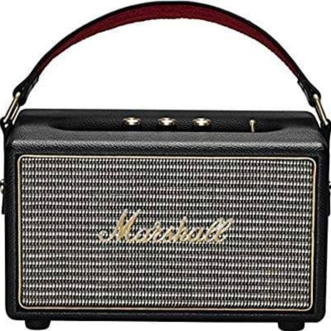 Marshall Kilburn Black Bluetooth Speaker (Category: Soundbars, Speakers & Amplifiers) located in Manila. Submitted by sportshubb (Listing ID 190191566, Image 1). Description: Marshall Kilburn Black Bluetooth Speaker 15,999 only!! Kilburn comes equipped with 20 hours of portable play time Connect your Bluetooth enabled device to Kilburn wirelessly with Bluetooth technology The Kilburn is a compact stout-hearted hero with well-balanced audio Kilbur
