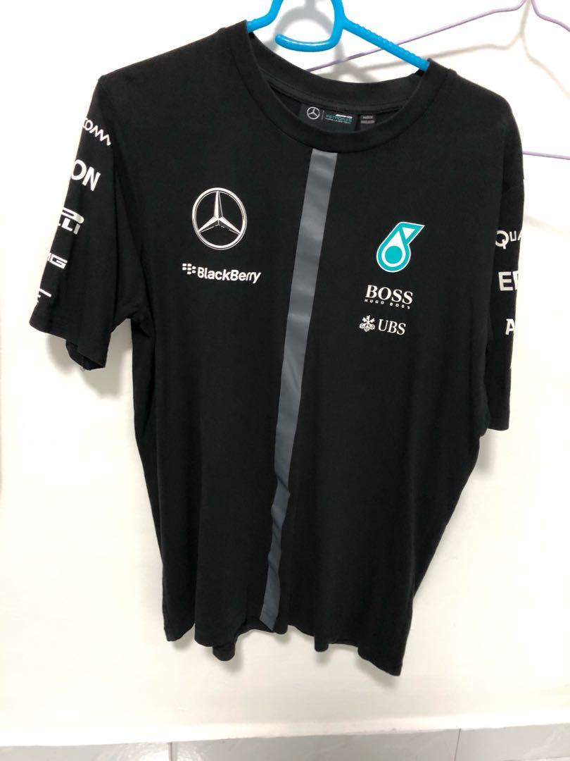 Mercedes Amg Petronas F1 Team Shirt Men S Fashion Clothes Tops On Carousell