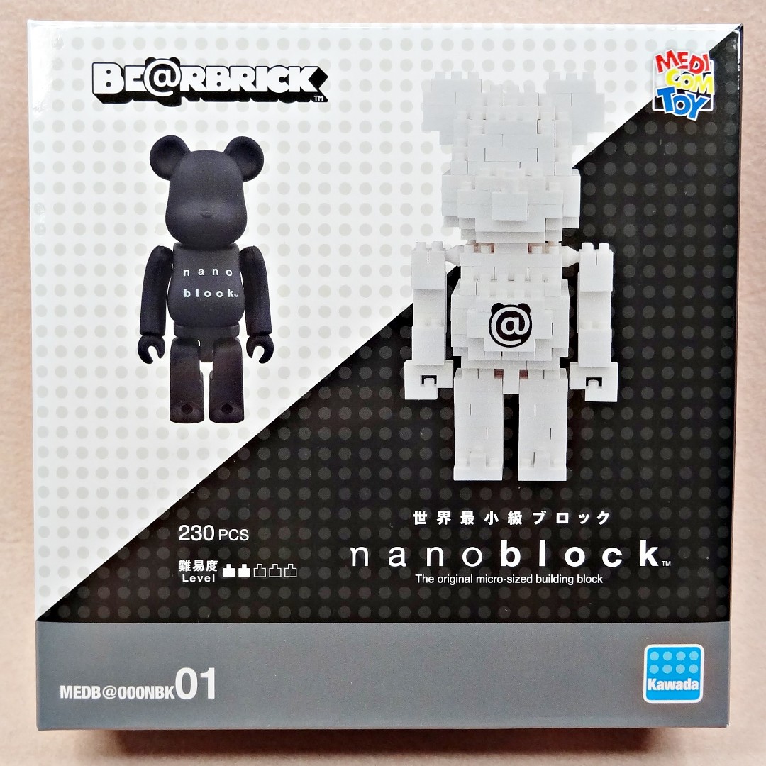 nanoblock MEDBA000NBK01 Bearbrick Set B