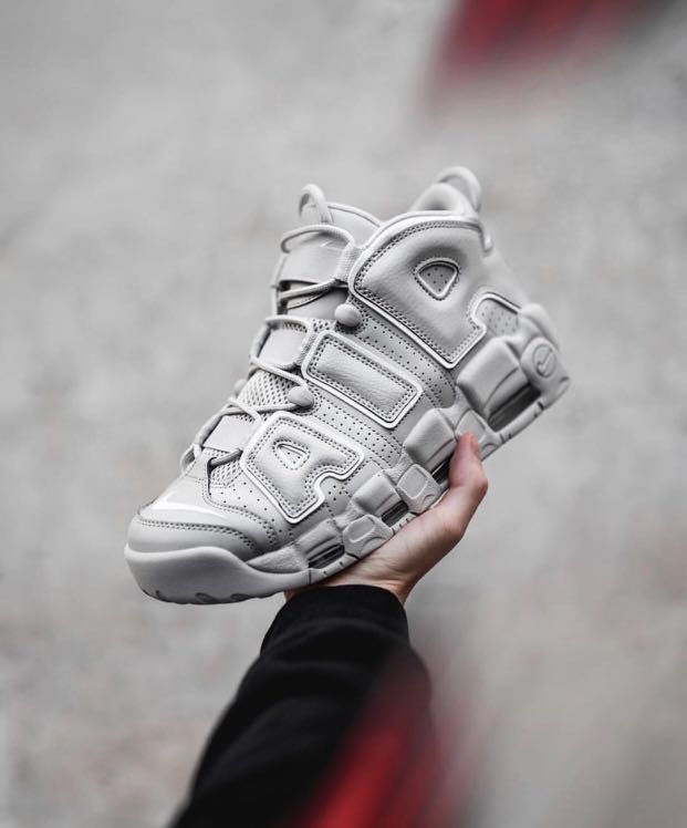 Air more uptempo store 96 light bone