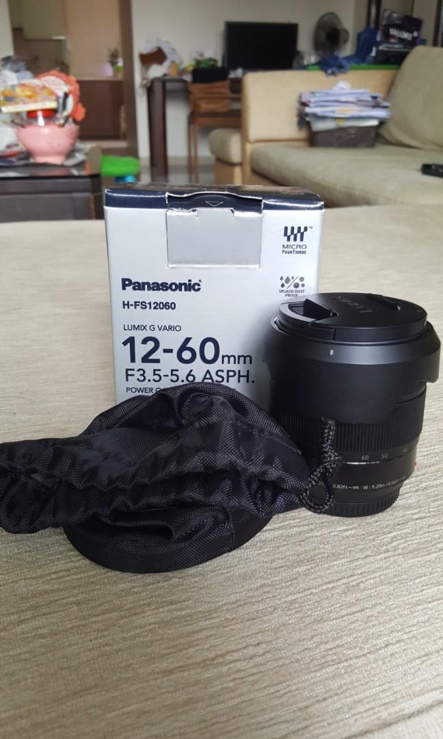 Panasonic Lumix 1260 f3.55.6 OIS m43 mft lens (nt olympus leica), Photography, Lens & Kits on