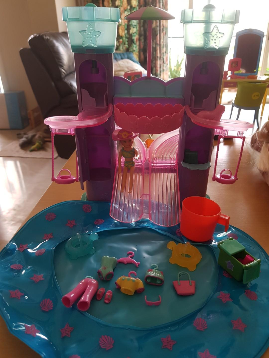 Polly pocket wild waves castle top