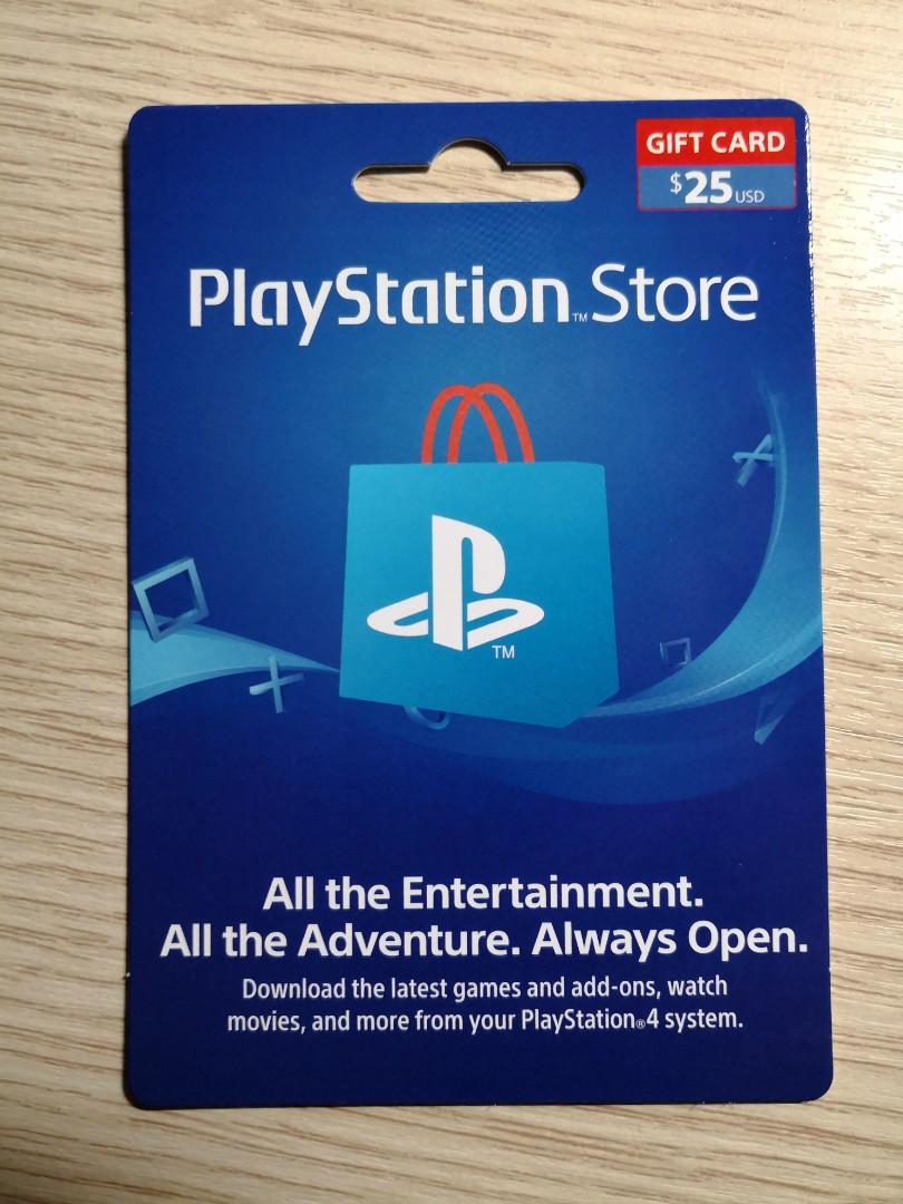 physical playstation gift card