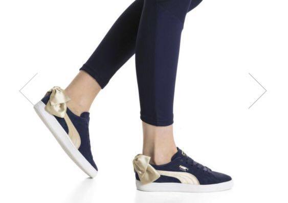 Puma select suede new arrivals bow varsity