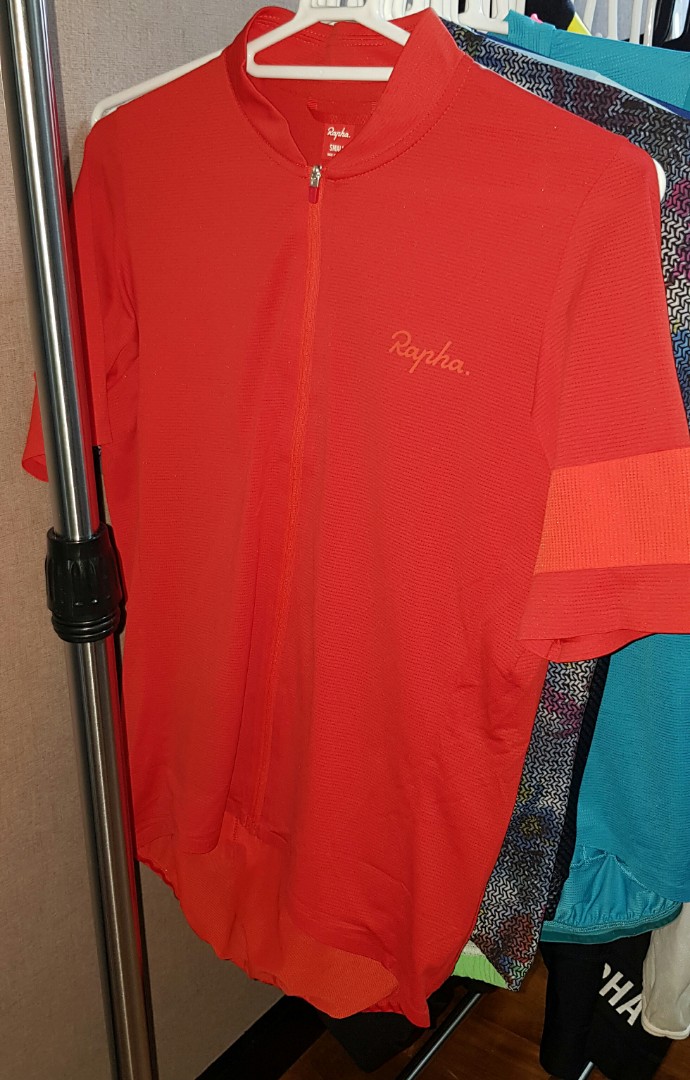 rapha red jersey
