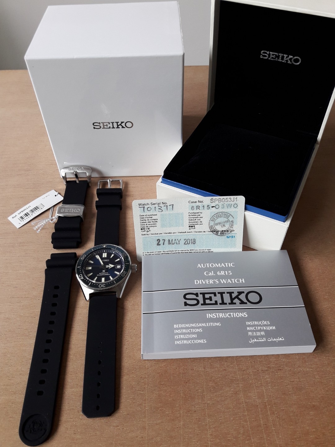Seiko Prospex SPB053J1 Men s Fashion Watches Accessories