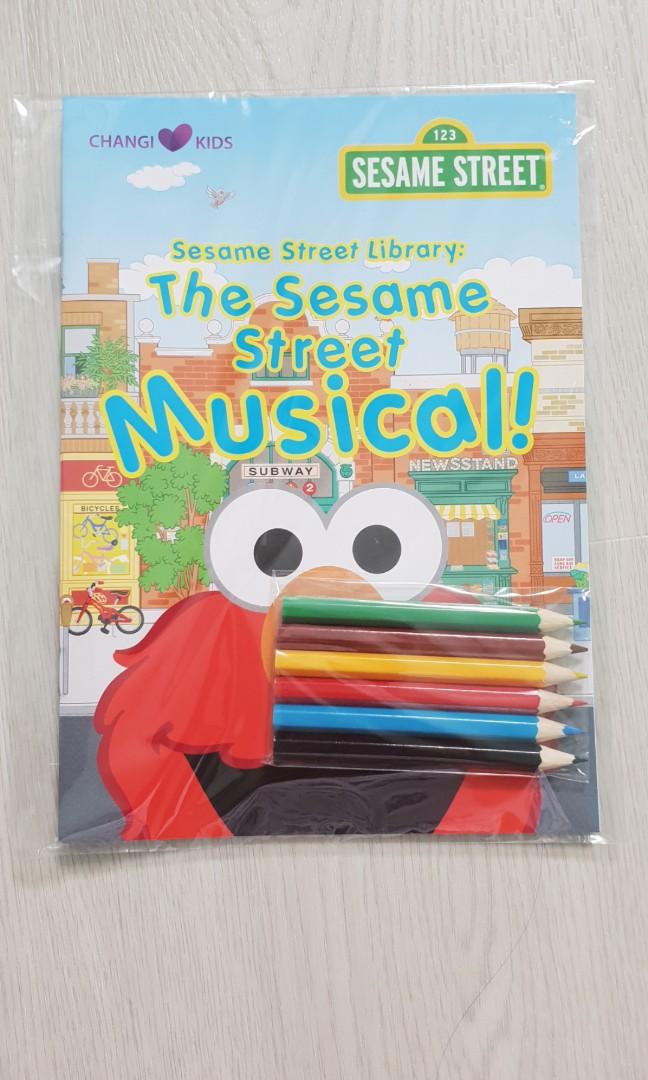 Sesame Street Colouring Book, Hobbies & Toys, Books & Magazines