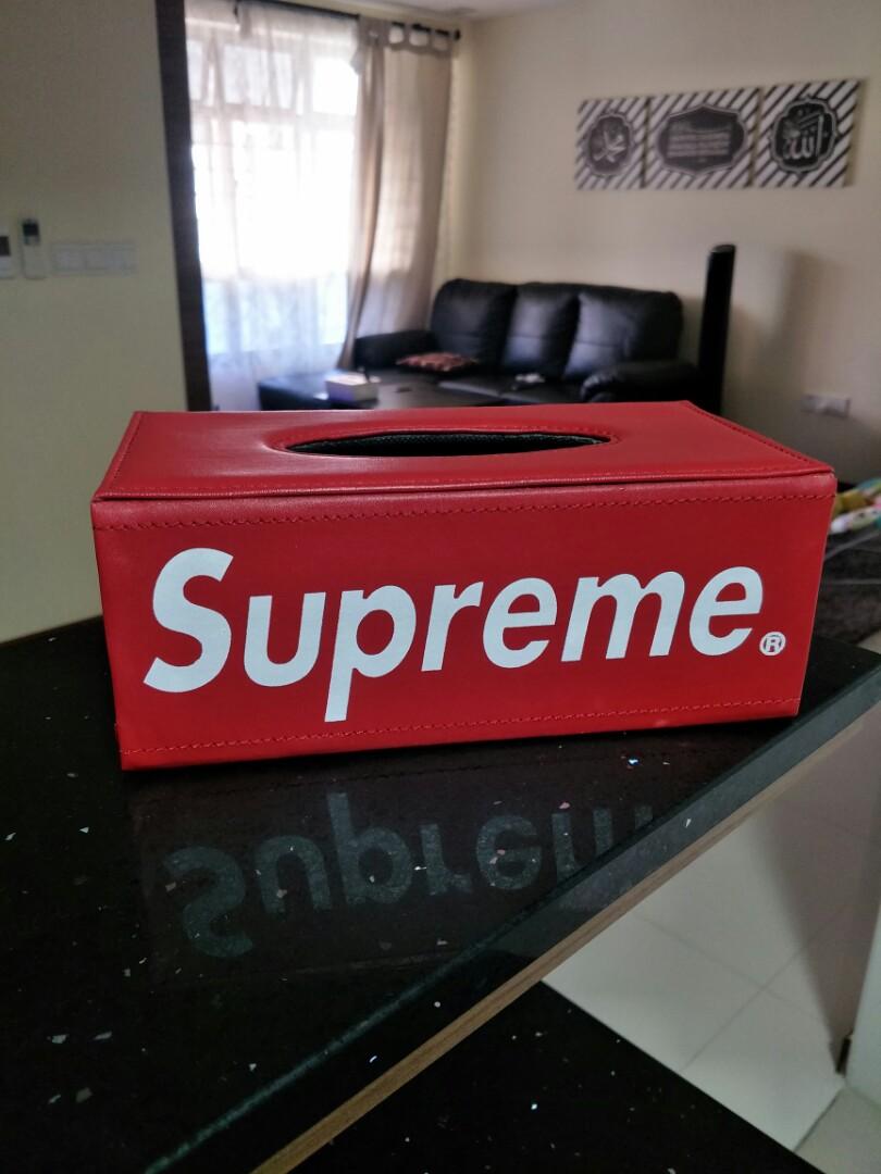 Supreme tissue box Furniture Home Living Home Improvement