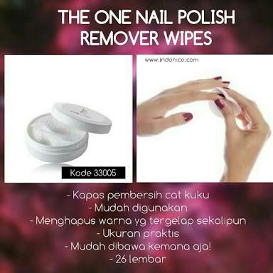 The One Nail Polish Remover Wipes Oriflame Penghapus Cat Kuku Remover Cutek Kesehatan Kecantikan Parfum Kuku Lainnya Di Carousell