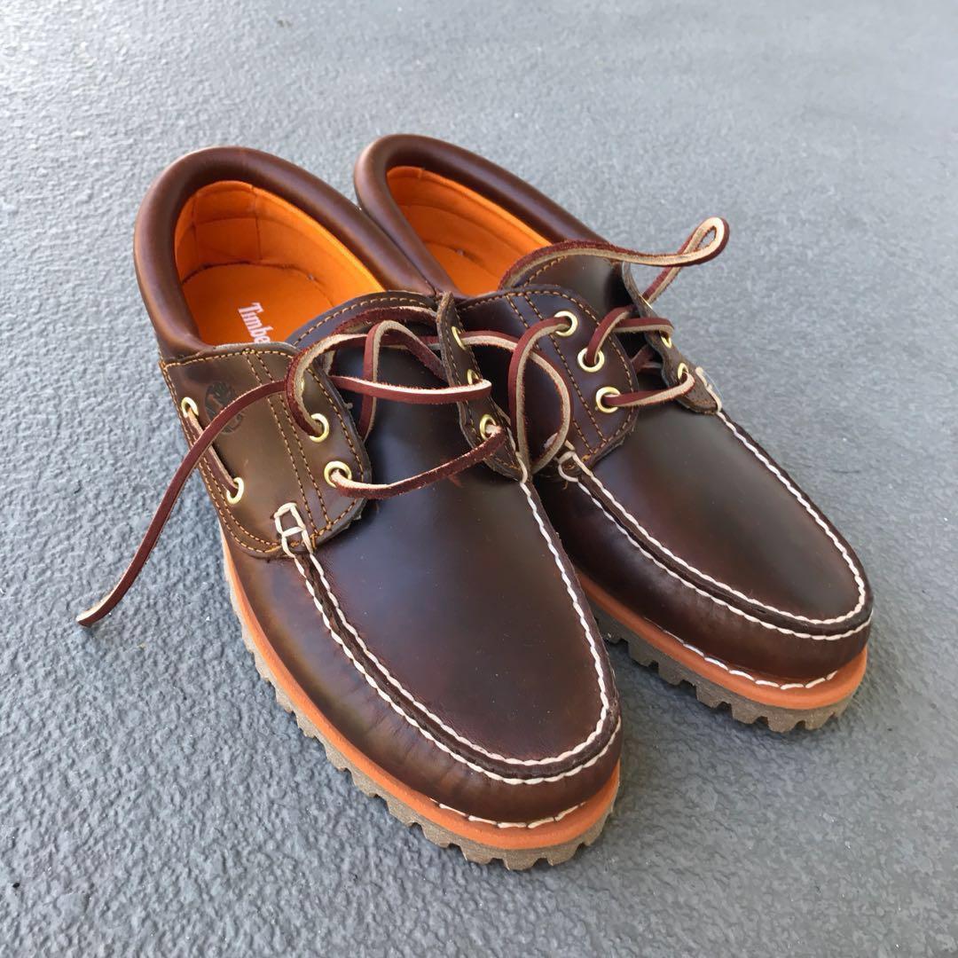 timberland lug boat shoes