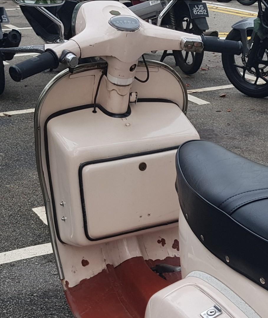 Vespa Bajaj Glove Box, Motorcycles, Motorcycle Accessories on Carousell